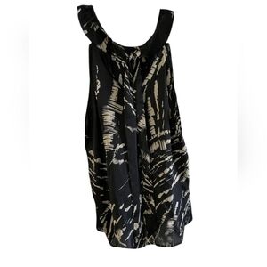 A.n.a. sleeveless halter top silky blouse, L